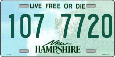 NH license plate 1077720