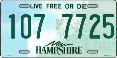 NH license plate 1077725