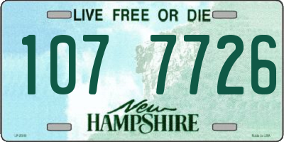 NH license plate 1077726