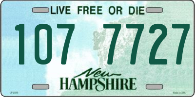 NH license plate 1077727