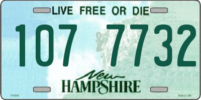 NH license plate 1077732