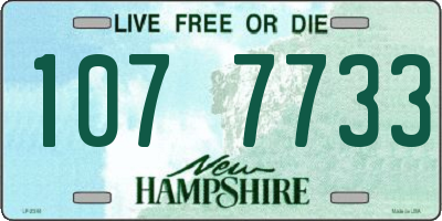 NH license plate 1077733