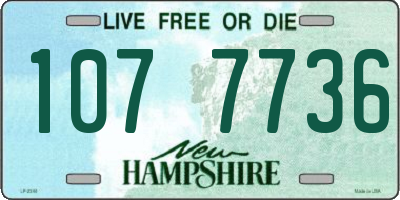 NH license plate 1077736