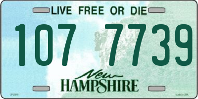NH license plate 1077739