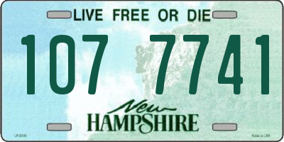NH license plate 1077741