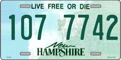 NH license plate 1077742