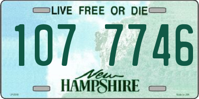 NH license plate 1077746