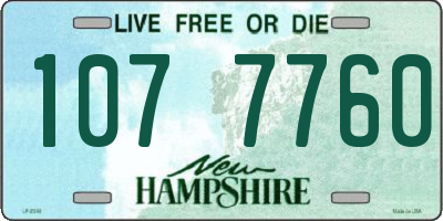 NH license plate 1077760