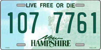 NH license plate 1077761