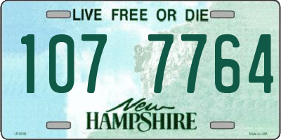 NH license plate 1077764