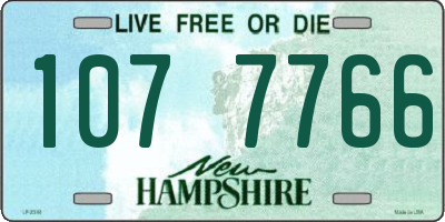 NH license plate 1077766