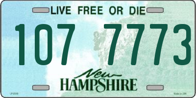 NH license plate 1077773