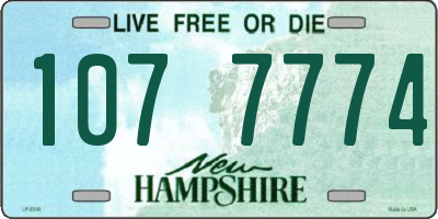 NH license plate 1077774