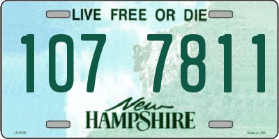 NH license plate 1077811