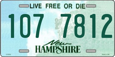 NH license plate 1077812