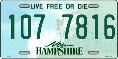 NH license plate 1077816