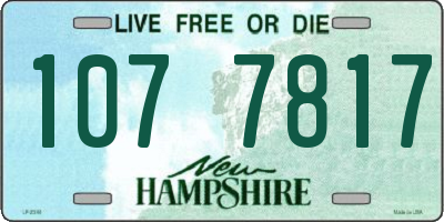NH license plate 1077817