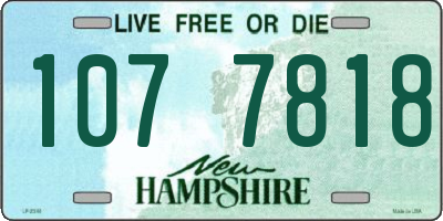 NH license plate 1077818