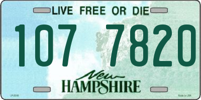 NH license plate 1077820
