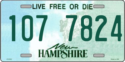 NH license plate 1077824