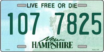 NH license plate 1077825