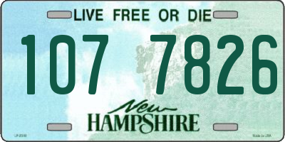 NH license plate 1077826