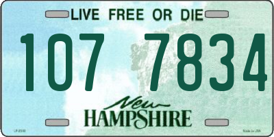 NH license plate 1077834