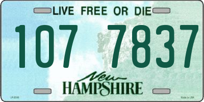 NH license plate 1077837