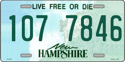 NH license plate 1077846