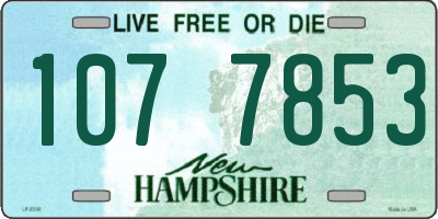 NH license plate 1077853