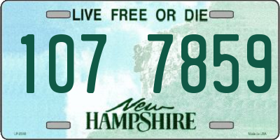 NH license plate 1077859