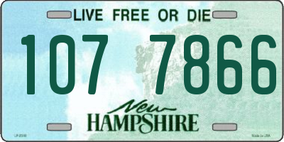 NH license plate 1077866