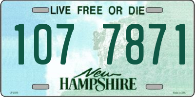 NH license plate 1077871
