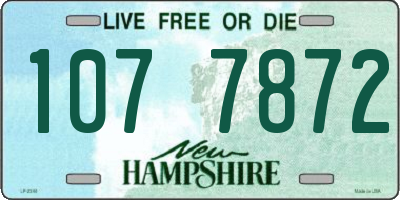NH license plate 1077872