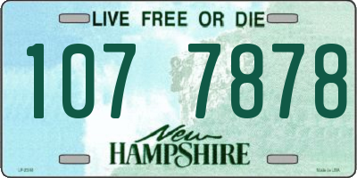 NH license plate 1077878