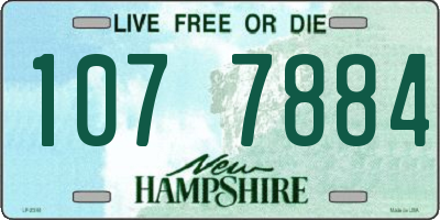 NH license plate 1077884