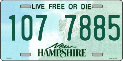NH license plate 1077885