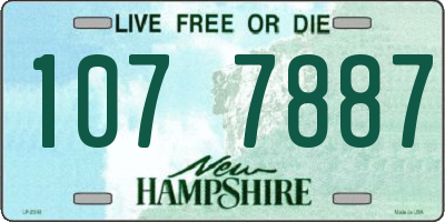 NH license plate 1077887