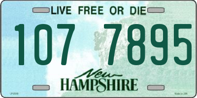 NH license plate 1077895