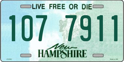 NH license plate 1077911