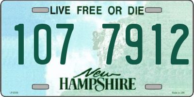 NH license plate 1077912