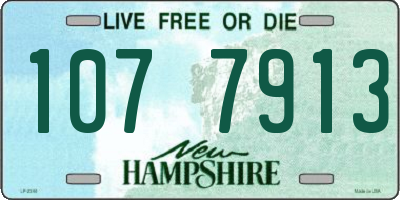NH license plate 1077913