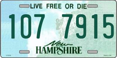 NH license plate 1077915