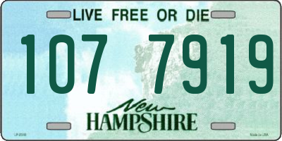 NH license plate 1077919