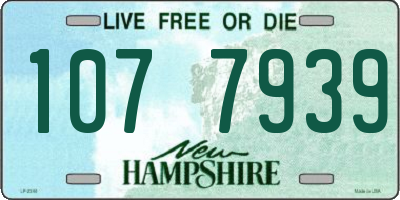 NH license plate 1077939