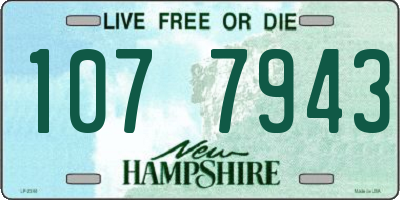NH license plate 1077943