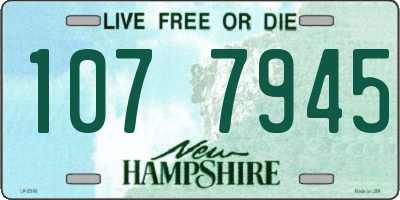 NH license plate 1077945