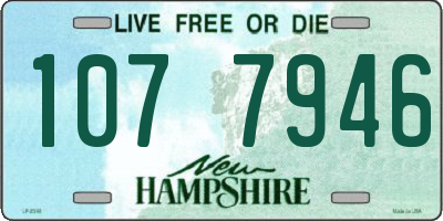 NH license plate 1077946