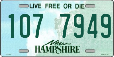 NH license plate 1077949