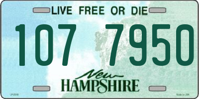 NH license plate 1077950
